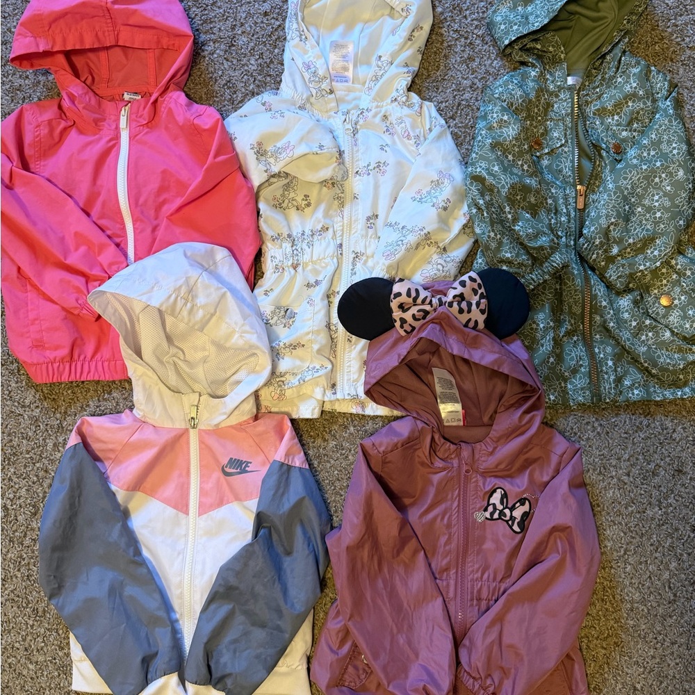 Toddler Girl Rain Coat Bundle- Size 2T/3T